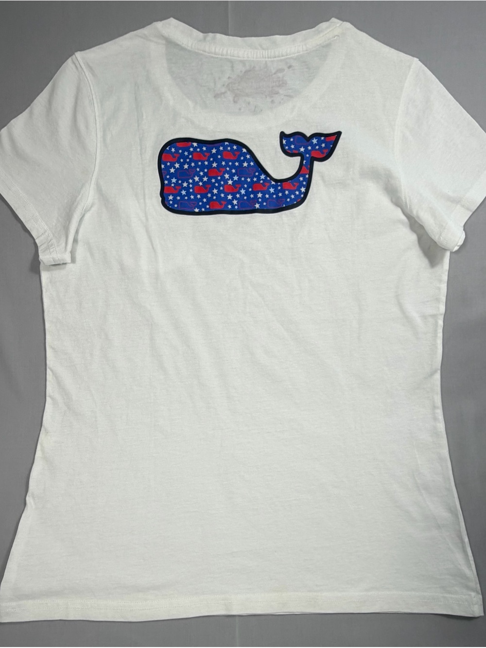 Women’s Vineyard Vines White Whale Logo Pocket T-Shirt Size M